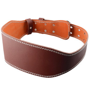 Cinturón de Peso para Levantamiento de Pesas de Cuero para Hombre y Mujer, Cinturón de Cuero Profesional para Entrenamiento de Levantamiento de Pesas en Venta - Product Image 5