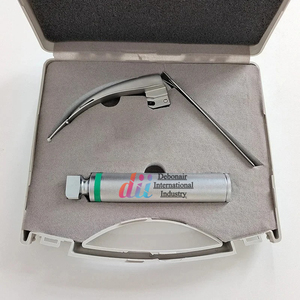 Laringoscopio de espejo de garganta Flexible de fibra óptica de anestesia para intubación difícil-Herramienta quirúrgica ENT de laringoscopio McCoy, CE - Product Image 1