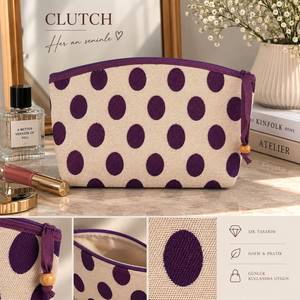DAFNI BIG PAZAR Eco-Friendly <b>Canvas</b> Hand Embroidery Printed Mini Fabric <b>Wallet</b> Bag Women Mother's Day Promotional Apparel Model - Product Image 2