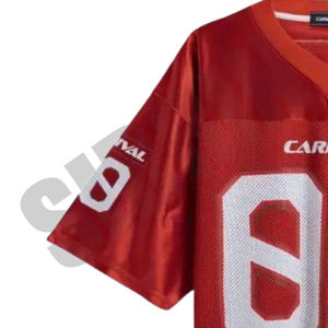 Camiseta de Fútbol Americano Unisex Personalizada de Primera Calidad Fabricada en Fábrica Sibrin, Camiseta de Jugadores de Fútbol Americano Juvenil con Malla de Ojo de Buey - Product Image 4