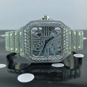 Reloj Deportivo de Lujo 5A Diver Skeleton de Alta Calidad, 39.8mm, Acero Inoxidable con Movimiento de Cuarzo, Diamantes Engastados, Fábrica SF - Product Image 5