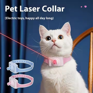 Eller serbest lazer Pet yaka oyuncak | Küçük evcil hayvanlar için otomatik LED ışık oyun cihazı - Product Image 5