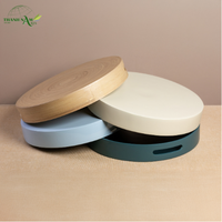 Lave-vaisselle domestique décoratif personnalisable, fabriqué à la main, léger, en bambou filé, écologique, durable, avec revêtement en poudre