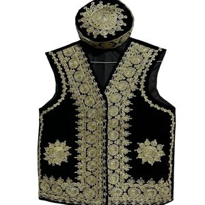 Hombres de alta calidad tradicional hermoso otoño transpirable 100% algodón prendas de vestir exteriores chaleco precio bajo MOQ bajo 100 piezas proveedor superior - Product Image 5