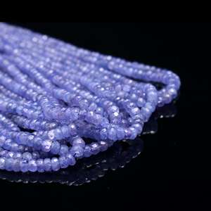 สร้อยคอจิวเวลรี่สำหรับฤดูร้อนสร้อยคออัญมณีสีฟ้าแทนซาไนต์สีม่วงธรรมชาติอันสวยงามแบบหลวมเป็นที่นิยมสำหรับการทำเครื่องประดับ - Product Image 5