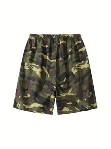 Short de gym en maille personnalisé pour hommes, entrejambe de 5 pouces, double couche, respirant, motif solide, logo, style hip-hop vierge - Product Image 4