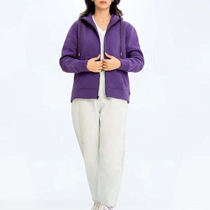 Sudadera con Capucha para Mujer, Holgada, Informal, con Cremallera, para Invierno, con Logotipo Estampado en la Parte Delantera, Tejido Transpirable, Color y Talla Personalizables - Product Image 6