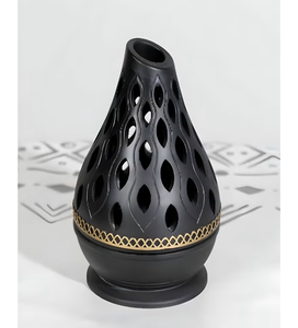 Luxury Metal Bukhoor Burner with Geometric Arabic <b>Incense</b> Holder for <b>Oud</b> and Bakhoor Ramadan & Eid Decor - Product Image 5