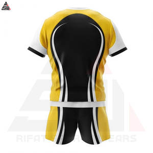 Uniforme de Rugby al por Mayor OEM, Diseño Personalizado, Impresión Digital, Manga Corta, Unisex, Colores Personalizados, Secado Rápido, Transpirable - Product Image 5