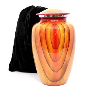 Bonne vente personnalisé métallique adulte crémation urne cérémonie funéraire cadeau pour les cendres humaines pour usage décoratif - Product Image 1