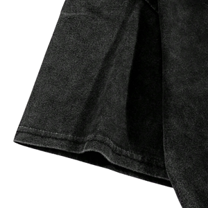 OEM diseño personalizado 100% algodón peinado orgánico hombro caído ropa de calle de gran tamaño vintage lavado camisetas sólido Serigrafía - Product Image 4