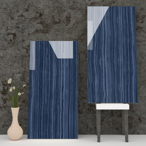 La surface spéciale modèle à feuilles persistantes a vitrifié la fabrication de tuiles de foor de porcelaine en Inde pour la grande villa de luxe. - Product Image 1