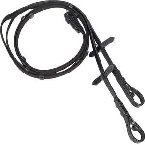Slender Grippy Montar a caballo Riendas web en inglés Topes de mano Riendas ligeras antideslizantes Entrenamiento ecuestre Escolaridad - Product Image 1