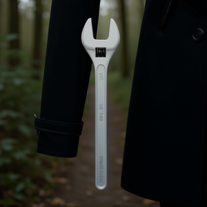 Llave Inglesa Abierta para Mujer 894, 80mm, Blanca, 670mm de Longitud, con Recubrimiento Negro, Accesorio - Product Image 3