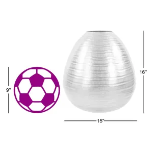 Vase à fleurs en fer de luxe, design côtier, fait à la main, vase de table pour la décoration de la maison, accent de décoration subtil - Product Image 6