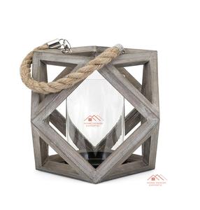 Metal/Wood Piece Handmade <b>Lantern</b> <b>Set</b> for Wedding Party Hot Selling Wholesale Simple Ramadan - Product Image 3