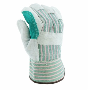 Guantes de Trabajo Personalizados de Cuero Vacuno Marrón con Protección para el Pulgar, Guantes de Conducción de Cuero, Guantes de Trabajo para Jardinería Floral - Product Image 3