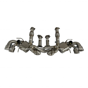 Sistema de Escape Valvetronic para Chevrolet <span class=keywords><strong>Corvette</strong></span> <span class=keywords><strong>C8</strong></span> 6.2, Silenciador con Control Remoto, Accesorios para Automóviles de Alto Rendimiento, Catback - Product Image 1