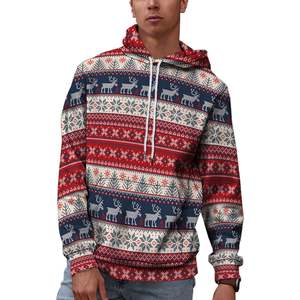 Premium Pullover 100% Cotton Winter <b>Christmas</b> <b>Hoodie</b> with Customized Snowman Print and Logo for Unisex - Product Image 6