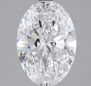 2.53 Ct ovale coupe D couleur diamant cultivé en laboratoire VVS clarté excellente coupe utilisation pour les bijoux en diamant bijoux personnalisés cadeau pour elle - Product Image 2