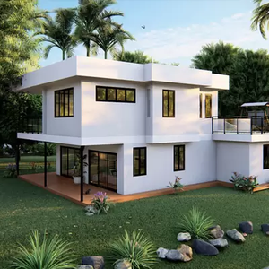Casa Prefabricada de Acero Estilo Europeo, Resistente al Viento, para Hoteles y Complejos <span class=keywords><strong>Residenciales</strong></span>, Fabricación China OEM - Product Image 5