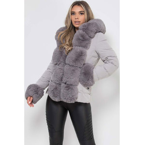 Nouveau design doudoune saison d'hiver à manches longues femme veste unie pour femmes au prix de gros 2023 - Product Image 1