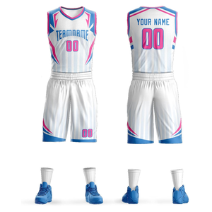 Personalizado de alta calidad XS tamaño de los hombres de baloncesto Jersey pantalones cortos ropa deportiva transpirable nombre personalizado Número de impresión uniforme juvenil - Product Image 4