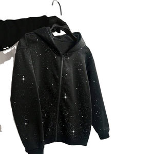 High Quality Customize Designer Pullover Custom <b>Rhinestone</b> <b>Hoodies</b> Streetwear Breathable Men <b>hoodies</b> - Product Image 1