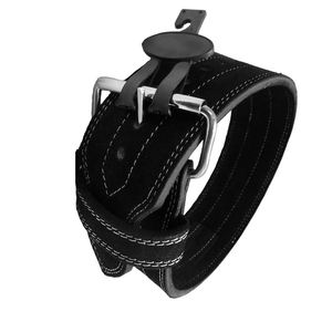 เข็มขัดหนังยกน้ำหนักแบบกำหนดเองหัวเข็มขัดดีไซน์ใหม่สำหรับฟิตเนส - Product Image 2