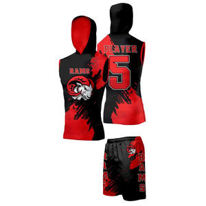 Venta al por mayor 100% Poliéster 7 en 7 Uniforme Ropa deportiva Diseño de manga corta transpirable - Product Image 4