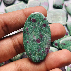 Cabochons - <span class=keywords><strong>Ruby</strong></span> trong fuchsite Cabochon (Ấn Độ) <span class=keywords><strong>Ruby</strong></span> fuchsite cabochons lỏng đá quý cho đồ trang sức - Product Image 3