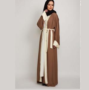 Printed Islamic Abayas Turkish Dubai <b>Arabic</b> Fashion Muslim Girls Long <b>Dress</b> Abayas Wholesale OEM - Product Image 4