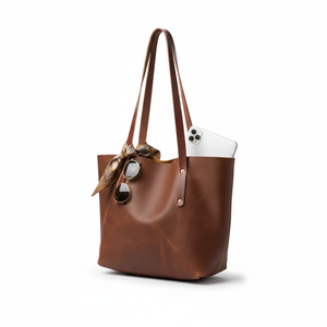 Sac à main pour femme en cuir véritable brun foncé vintage résistant à l'eau à deux bretelles Sac à bandoulière à rabat grand sac fourre-tout - Product Image 1