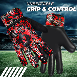 Guantes de Portero de Látex de Alta Calidad para Exteriores, Impermeables, con Correa de Muñeca Ajustable - Guantes de Fútbol Premium OEM - Product Image 2