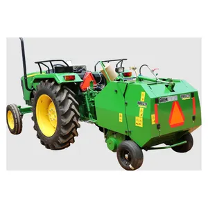 Best Selling Round Baler Tractor efficient tractor implement for managing the Paddy Crop residue