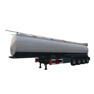 Oil Fuel Diesel Gasoline Crude Water Milk Liquid Nitrogen Transport aluminum Tanker Truck Semi Trailer For Sale