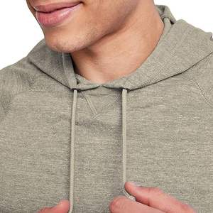 Jersey de poliéster de algodón de gran tamaño personalizado de alta calidad para hombres Sudadera con capucha de lana de patrón sólido al por mayor - Product Image 5