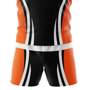 Vente en gros Ensemble de vêtements de sport de rugby football confortables personnalisés Vêtements respirants avec nom d'équipe sublimé pour les équipes fabriquées - Product Image 6