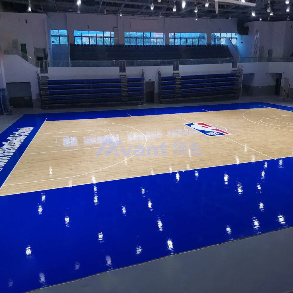 3D Flooring Basketball Courts Durable Customizable