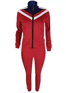 Nuevo diseño 2025 nueva llegada mujeres Multi cremallera Cargo bolsillos chándal 100% algodón polar 550 GSM chándales para mujeres - Product Image 1