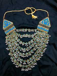 Haute qualité mariée Afghani Vintage ensembles de bijoux Style afghan Tribal Kuchi à la main couleur dorée ensemble de bijoux confortable - Product Image 2