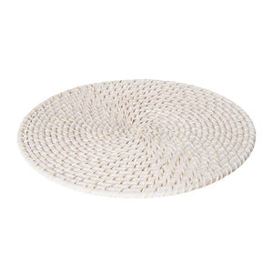 Top superventas madera hecho a mano Boho Perfume redondo 6 uds Vintage ratán escritorio posavasos de madera alta venta calidad premium - Product Image 2