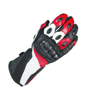 Meilleur prix % Gants de moto de course en cuir compatibles écran tactile, respirants, résistants à l'eau, doigts complets, haute performance - Product Image 2