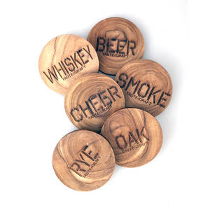 Custom Logo <b>Wooden</b> <b>Coasters</b> With Multiple Design and Multiple Colored Custom Design Available - Product Image 1