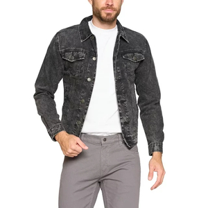 Veste en jean vintage pour homme, best-seller, couleur unie, haute qualité, imprimée - Product Image 5