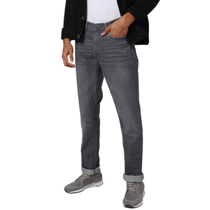 Streetwear High Quality 100% Cotton Denim Jean Manufacturer Custom Designer Fashion Ripped Frayed Skinny Jeans for Men - Product Image 1