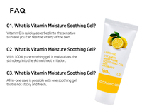 LEBELAGE Gel hydratant éclaircissant anti-âge apaisant sans huile à la vitamine C, à la glycérine et à l'acide hyaluronique pour tous types de peaux |