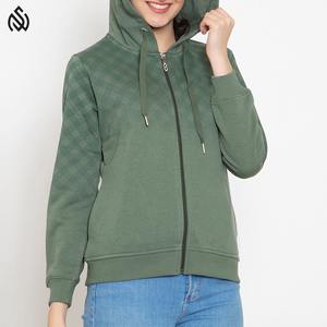 Sudaderas con capucha de mujer de color personalizado sudaderas de algodón ropa de mujer precio barato cremallera calidad superior al por mayor sudaderas con capucha de mujer de secado rápido - Product Image 3