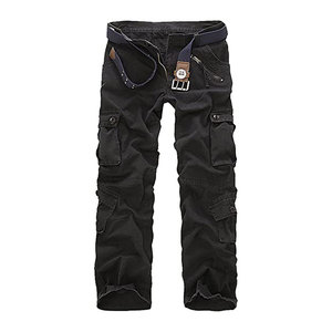 Pantalones Cargo Casuales para Hombre, Pantalones de Camuflaje con 8 Bolsillos, Pantalones de Trabajo Resistentes para Exteriores - Product Image 1