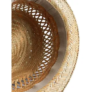 Custom <b>Summer</b> Trilby <b>Hat</b> with <b>Straw</b> for Camping & Hiking - Product Image 4